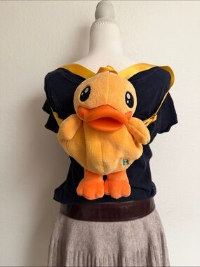 Plush Yellow Duck Backpack/Soft Plush